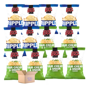 Uncle Rays Variety Ripple & Sour Cream Onion (12 Pack)