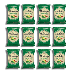 WittBizz Miss Vickie's Spicy Dill Pickle Chips, 1.37oz (12 pack)