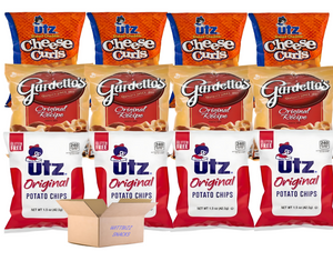 Wittbizz Bundles Chip Variety 12ct UTZ Original, Cheese Curls, Gardettos